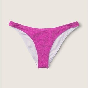 PINK Victoria's Secret Sparkling Pink Bikini Bottom